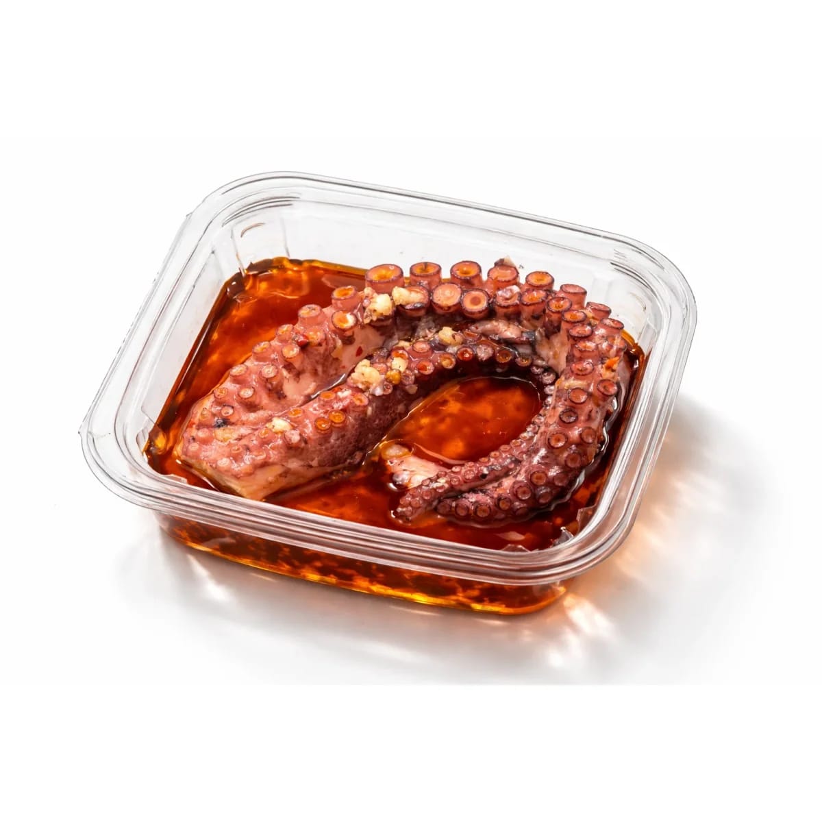 Macka ośmiornicy w oleju z czosnkiem i chilli – opakowanie 200 g